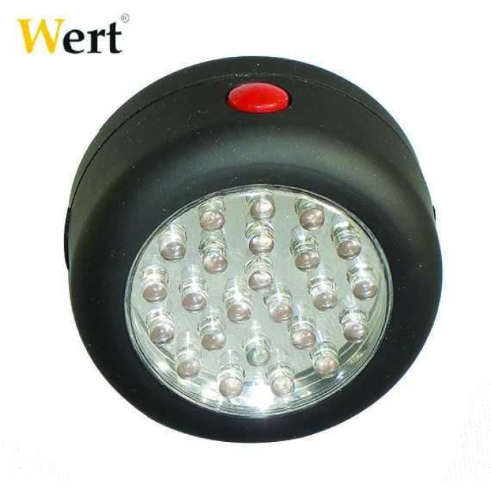 Wert 2616 Pilli Çalışma Lambası, 24 LED