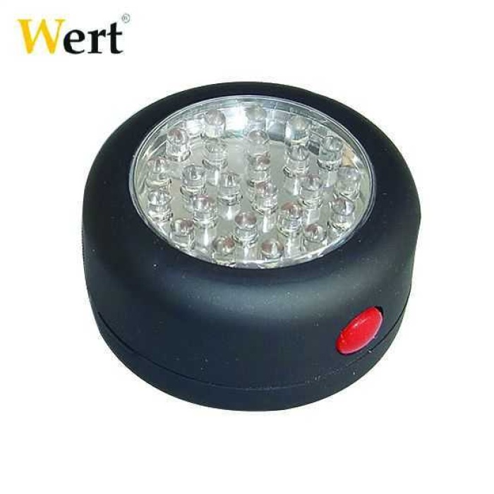 Wert 2616 Pilli Çalışma Lambası, 24 LED