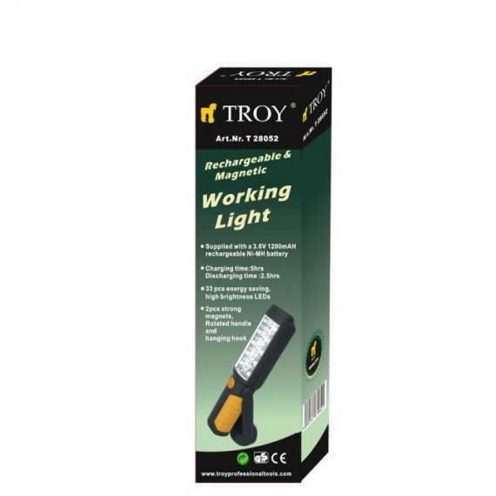 Troy 28052 Şarjlı LED Çalışma Lambası