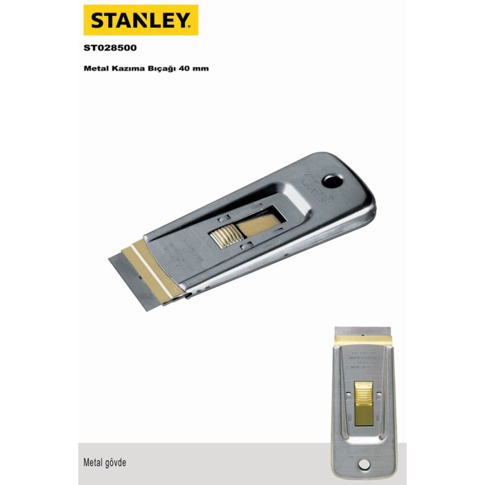 Stanley 0-28-500 40x95mm Metal Kazıma Bıçağı