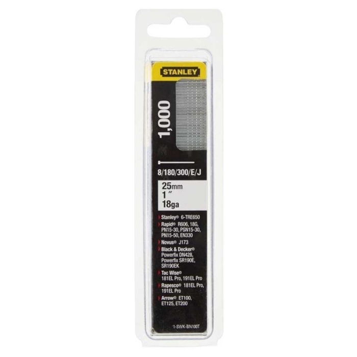 Stanley 1-SWKBN100T Zımba Teli 25 Mm X 1000 Ad.