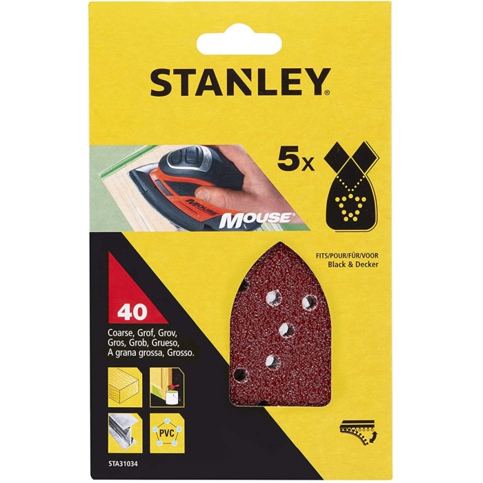 Stanley STA31034 40G Mouse Zımpara Kağıdı