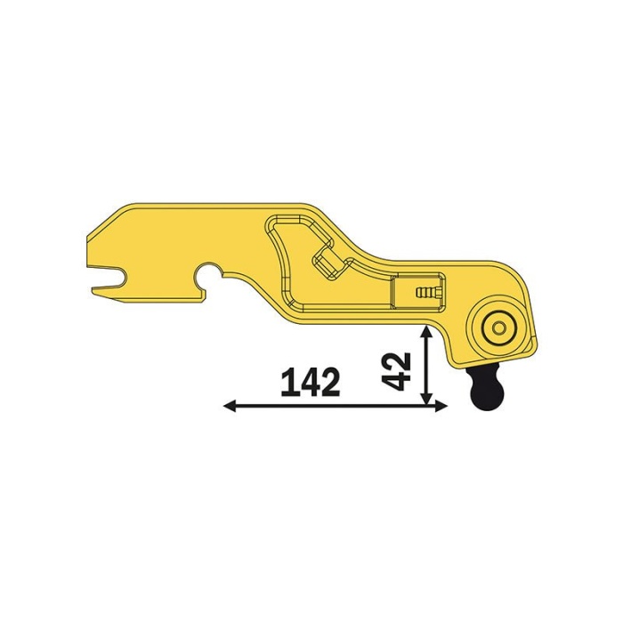 Telwin TW803181 CA5 C ARM L=42mm Punta Çenesi