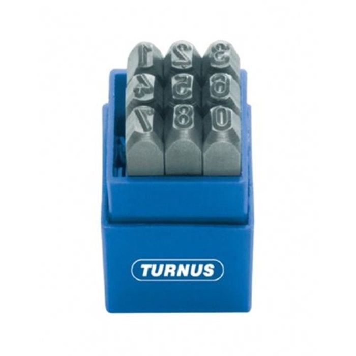 Turnus 328-106 6mm 9lu Set Çakma Rakam Takımı