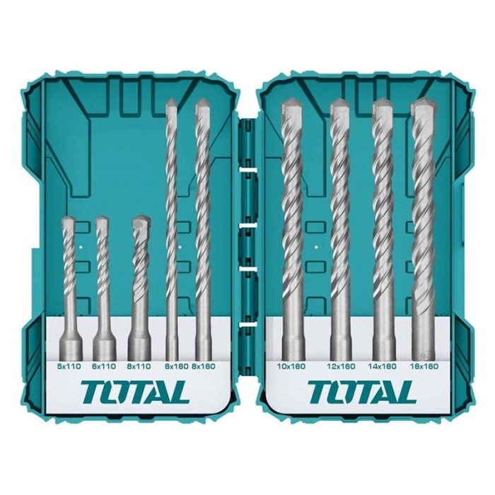 Total TACSDL30901 9lu SDS Plus Kırıcı Matkap Ucu Seti