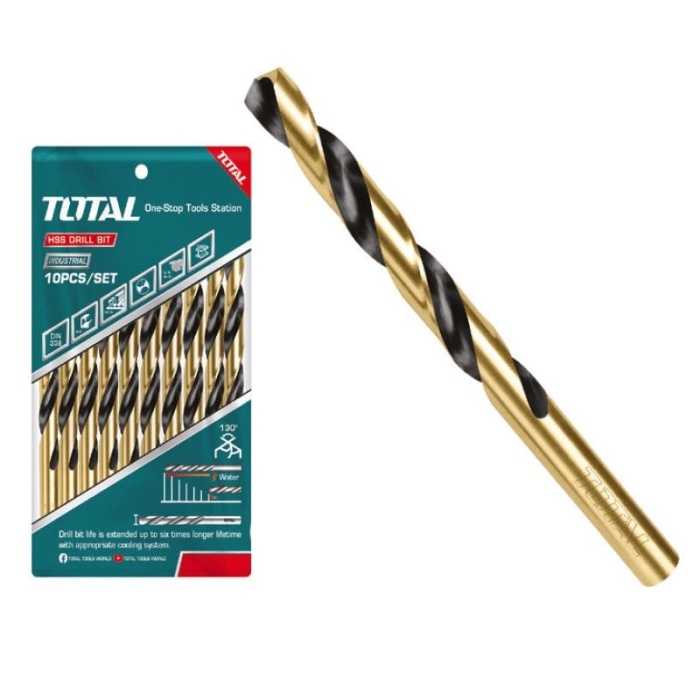 Total TAC100303 10 Adet 3.0mm HSS Matkap Ucu