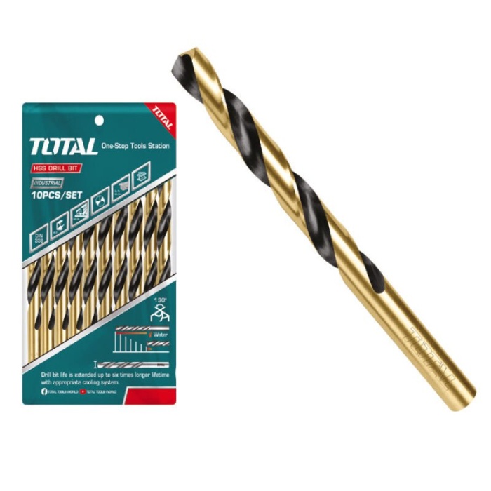 Total TAC100403 10 Adet 4.0mm HSS Matkap Ucu