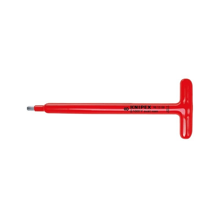 Knipex 98 15 08 Altıköşe İzoleli T Allen Anahtar