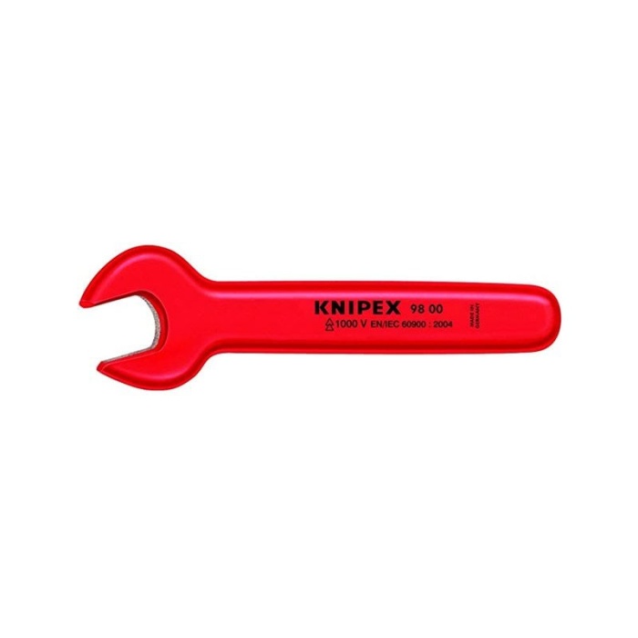 Knipex 98 00 13 VDE 13 mm İzoleli Tek Ağız Anahtar