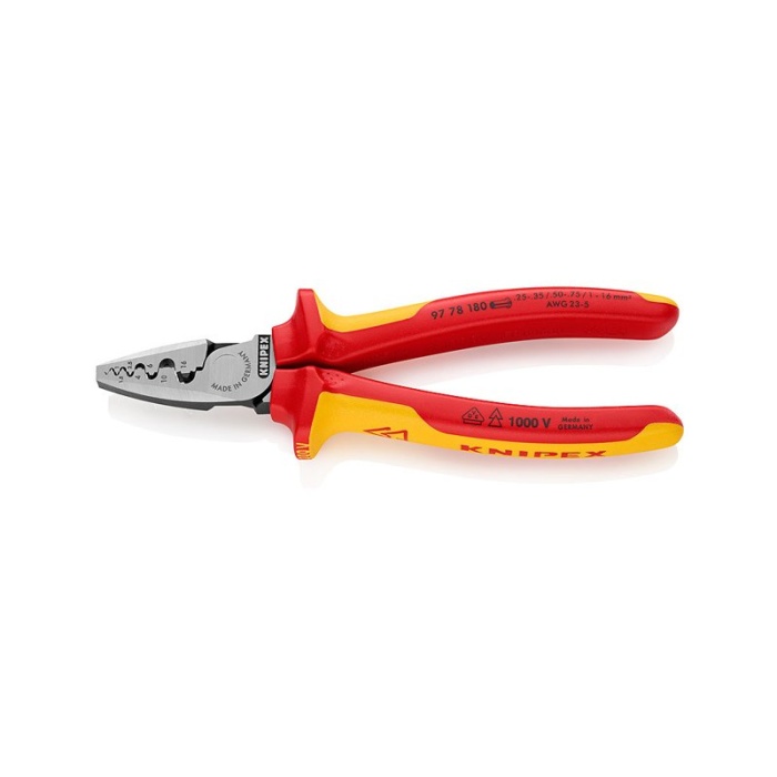 Knipex 97 78 180 Vde Yüksük Sıkma Pensi