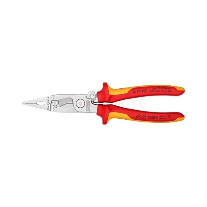 Knipex 13 96 200 Vde Elektrikçi Pensesi Yaylı