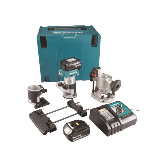 Makita DRT50RTJX9 18V 5.0Ah Brushless Akülü Freze Seti