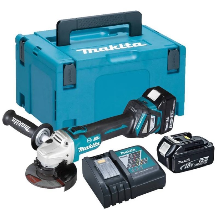 Makita DGA513RTJ 18V Brushless Akülü 125mm Avuç Taşlama