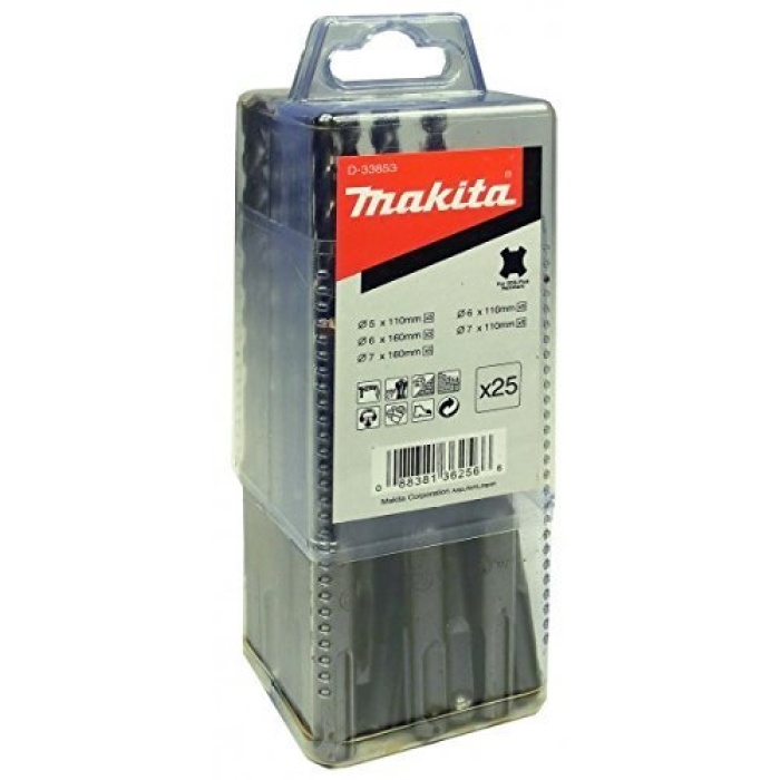 Makita D-33853 Sds Plus Matkap Uç Seti 25 Adet