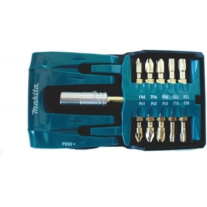 Makita B-28597 Impact Gold Mıknatıslı Vidalama 25mm Bits Uç Seti 11 Parça