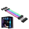 Power Supply Sleeved 3x8 Pin Rgb Kablo