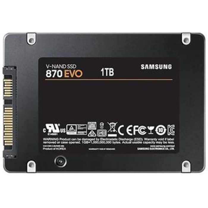 Samsung 1TB MZ-77E1T0BW 870 Evo Sata 3.0 560-530mb-s 2.5 MZ-77E1T0BW Ssd Harddisk