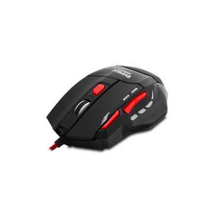 Everest SGM-X7 Usb Siyah Makrolu 7200dpi Oyuncu Mouse +Gaming Mouse Pad