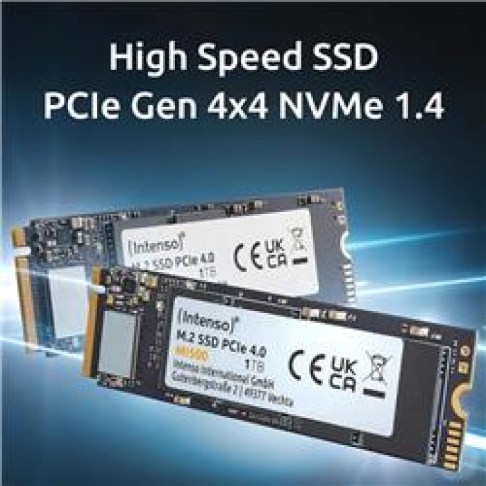 Intenso 500GB MI500 Gen.4x4 NVMe 1.4 SSD 5300MB-4000MB-s Ssd Harddisk