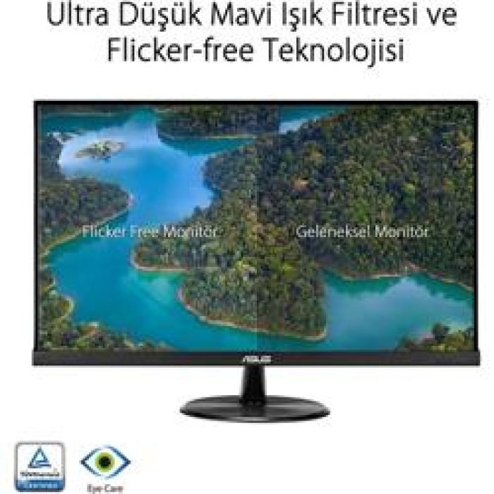 Asus 27 VP279HE 75HZ 1MS (Hdmi+Analog) Çerçevesiz Full HD IPS Vesa Monitör