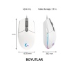 Lightsync Kablolu Oyuncu Mouse Beyaz 910-005797