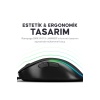 X-jammer Usb Rgb Mouse Drag Click 7200 Dpi Gaming Mouse Oyuncu Mouse Makrolu Örgü Kablo