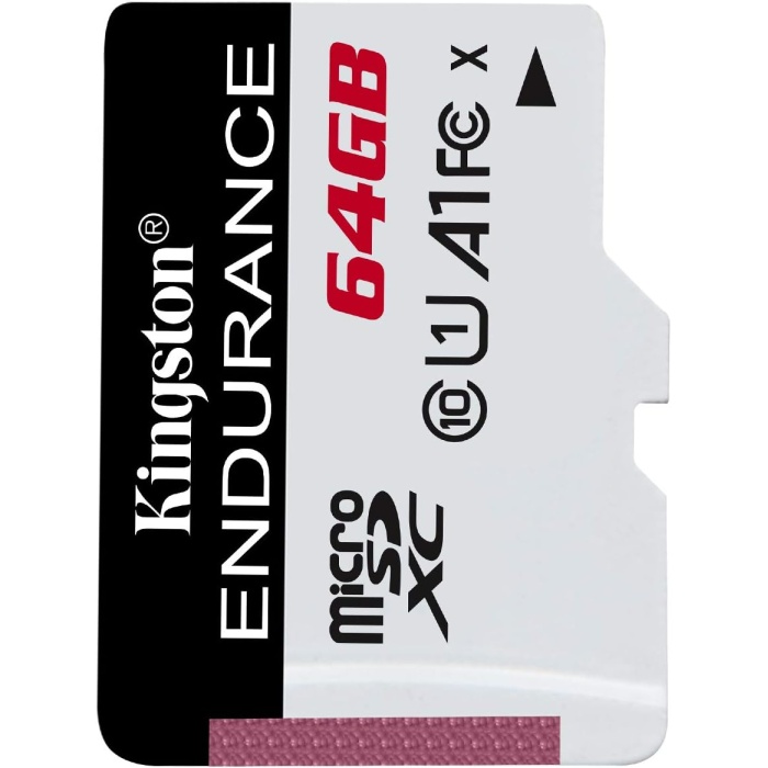 High-Endurance 64GB microSD Hafıza Kartı SDCE/64GB 95MB/s - 30MB/s kadar Okuma Yazma Kameralar, Araç Kameraları için