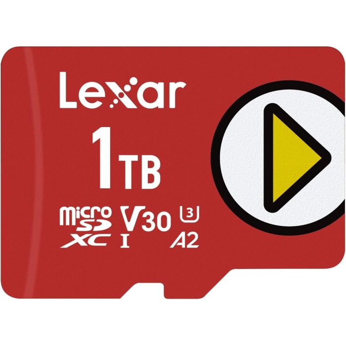 Play Micro SD Kart 1TB, microSDXC UHS-I Kart, 150MB/sye kadar Okuma Hızı, Micro SD Hafıza Kartı, Anahtarla Uyumlu TF Kartı (LMSPLAY001T-BNNAG)