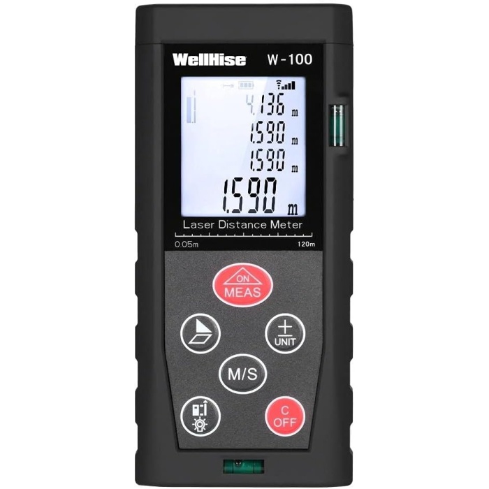 W-100 100 Metre Lazermetre Mesafe Ölçer