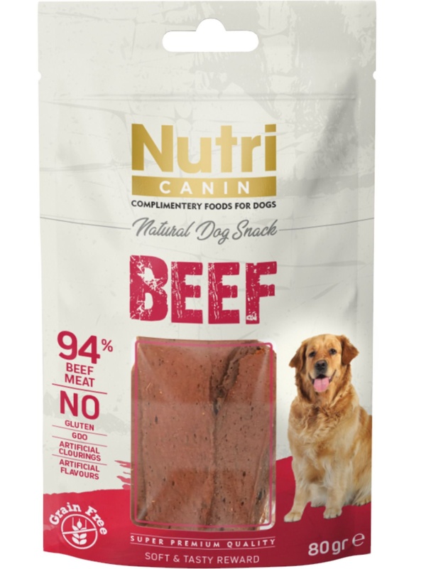 Nutri Canin Beef(biftek) Snack 80gr.