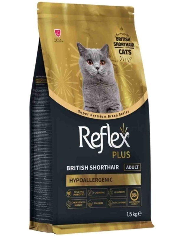 Reflex Plus British Shorthair Tavuklu 1.5 kg Yetişkin Kedi Maması