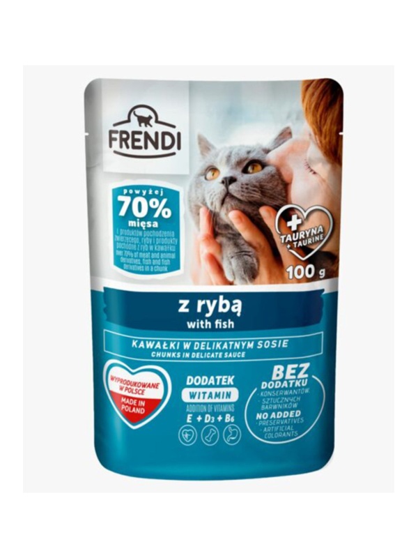 FRENDİ Soslu Balıklı Tam Kedi Yaş Maması