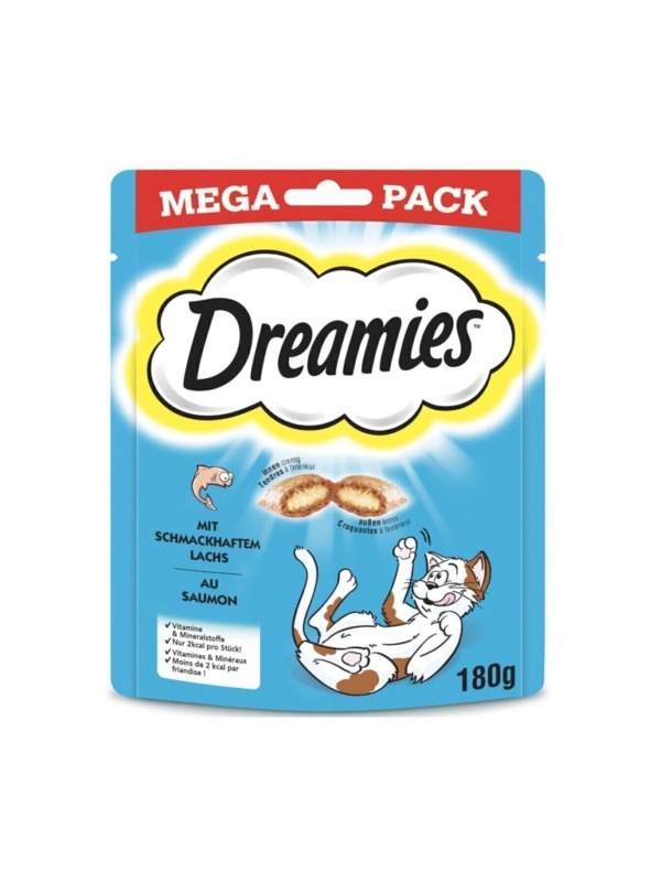 Mega Pack Iç Dolgulu Somonlu Kedi Ödülü 180 gr