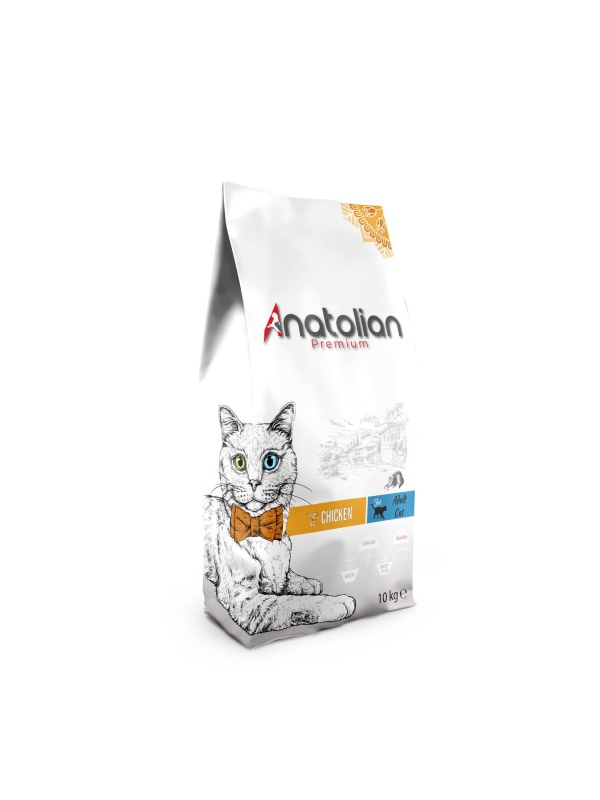 Anatolian Premium Tavuklu 10 kg Yetişkin Kedi Maması