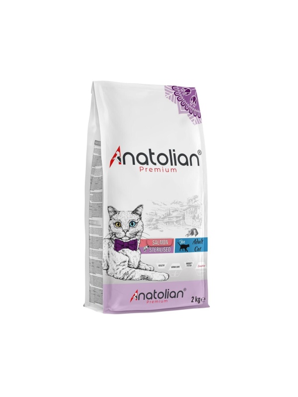 Anatolian Premium Somonlu 2 kg Kısırlaştırılmış Yetişkin Kedi Maması