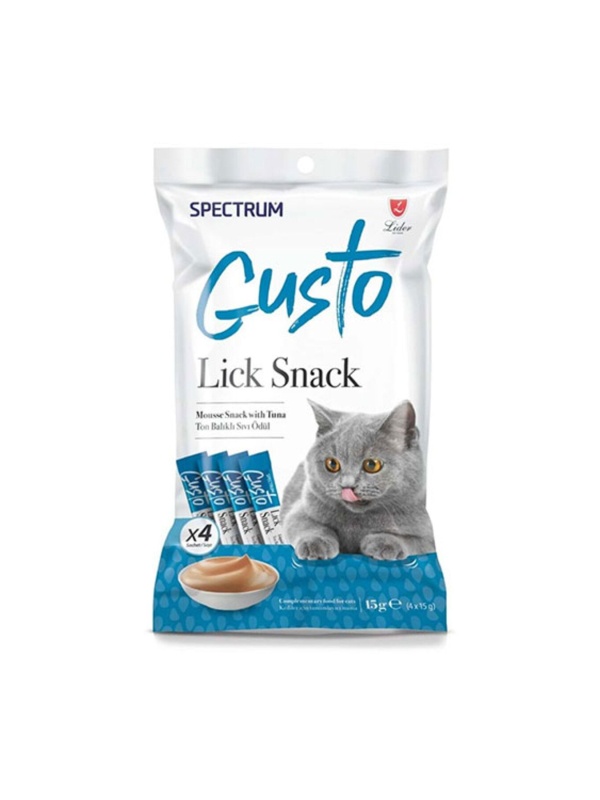 Gusto Ton Balıklı Sıvı Kedi Ödül Maması 4x15 gr