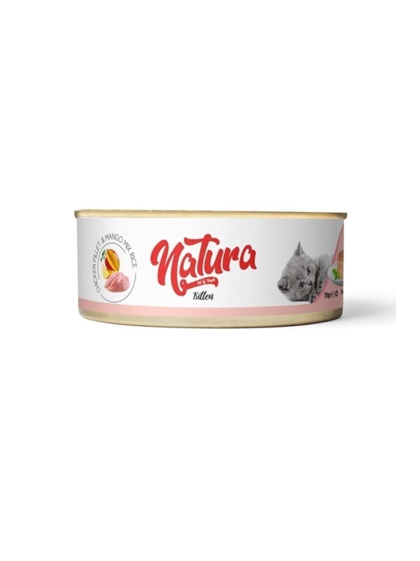 Pet Yavru Kediler Için Tavuk Filota Ve Mango Mix 70 Gr