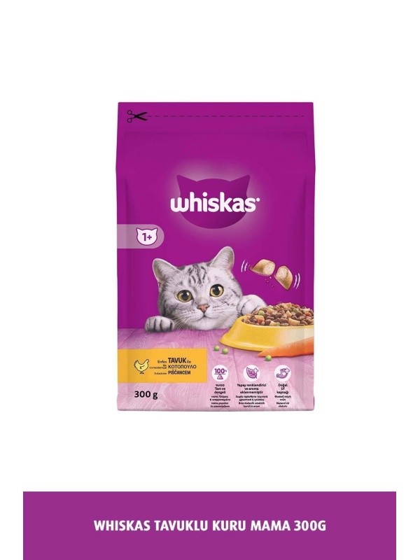 Whiskas Tavuklu ve Sebzeli 300 gr Yetişkin Kedi Maması