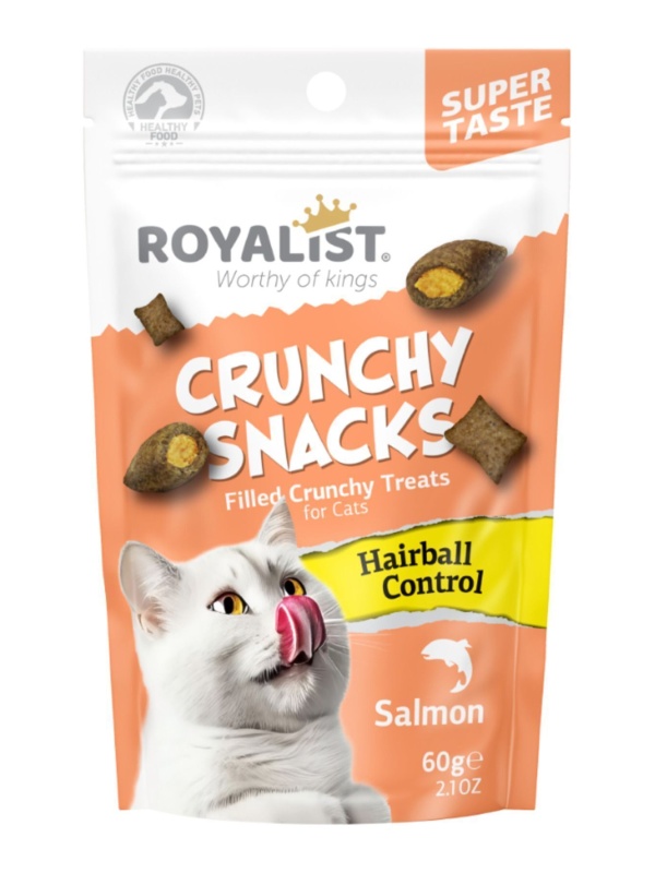 ROYALİST CRUNCHY SNACKS SALMON HAİRBALL CONTROL