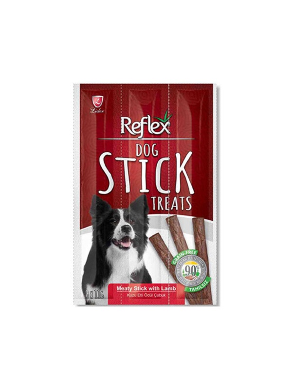 Stick Kuzulu Tahılsız Köpek Ödül Çubuğu 3x11 gr