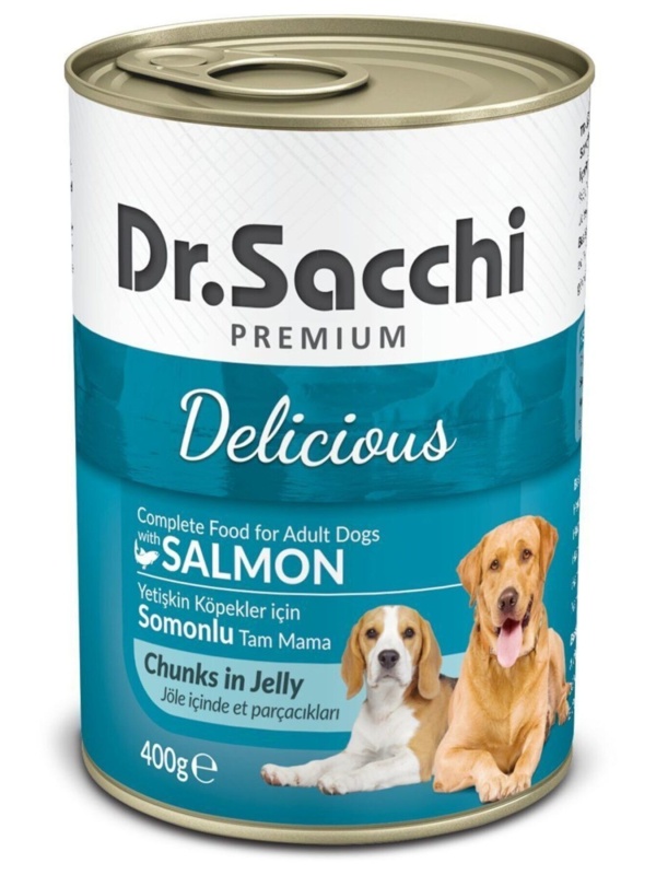 Dr.sacchi Konserve Köpek Somonlu 400gr