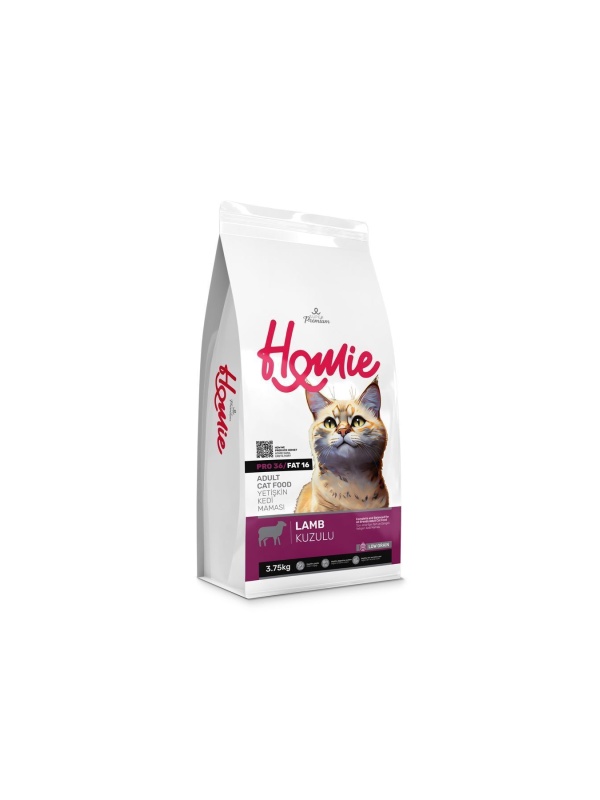 Homie Pro36 Düşük Tahıllı Kuzulu 3.75 kg Yetişkin Kedi Maması