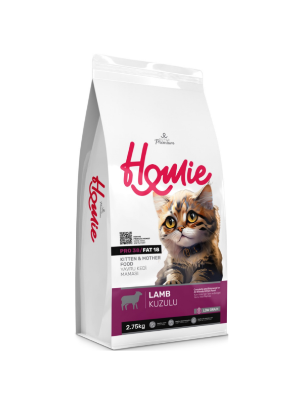 Homie Super Premium Kuzu Etli 2.75 kg Anne ve Yavru Kedi Maması