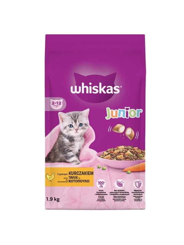 Whiskas Junior Tavuklu 1.9 kg Yavru Kedi Maması