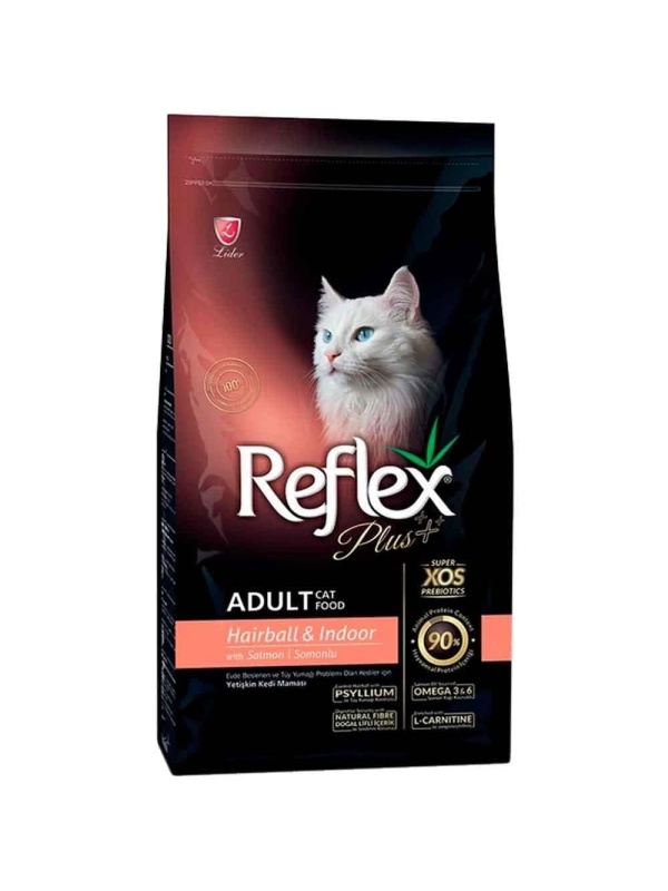 Reflex Plus Hairball Somonlu 1.5 kg Yetişkin Kedi Maması