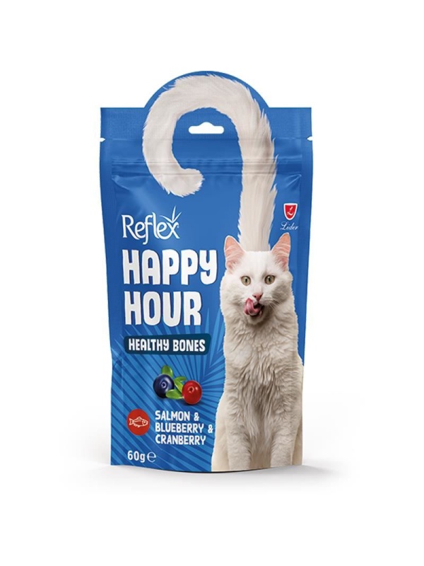 Reflex Happy Hour Healty Bones Kemikleri Destekleyici 60 gr Kedi Ödül Maması