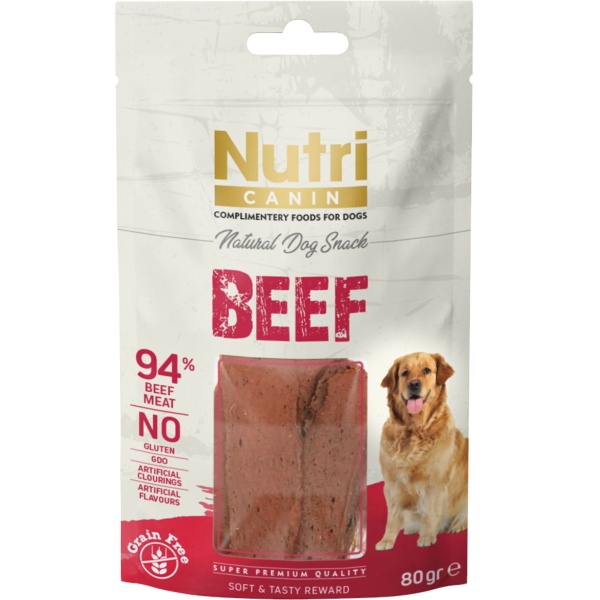 Nutri Canin Beef(biftek) Snack 80gr.