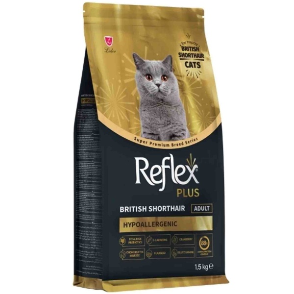 Reflex Plus British Shorthair Tavuklu 1.5 kg Yetişkin Kedi Maması