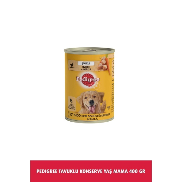 Konserve Köpek Maması Tavuklu 400 Gr.