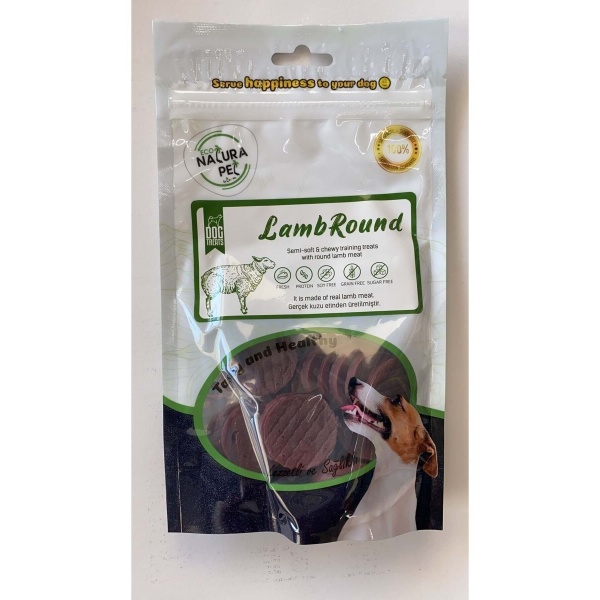 Eco Lamb Round Yumuşak Kuzu Etli Yuvarlak Köpek Ödülü 100 gr